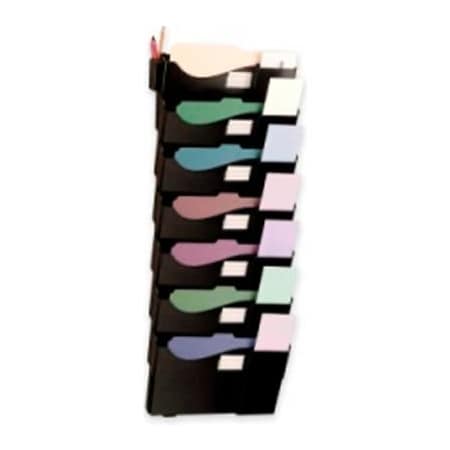 Officemate International Officemate7 Pocket Starter Filing System Black 21726